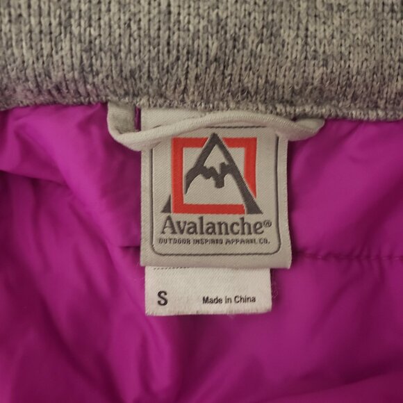 Avalanche Jacket S Hooded Full Zip Gray Magenta - Picture 11 of 11